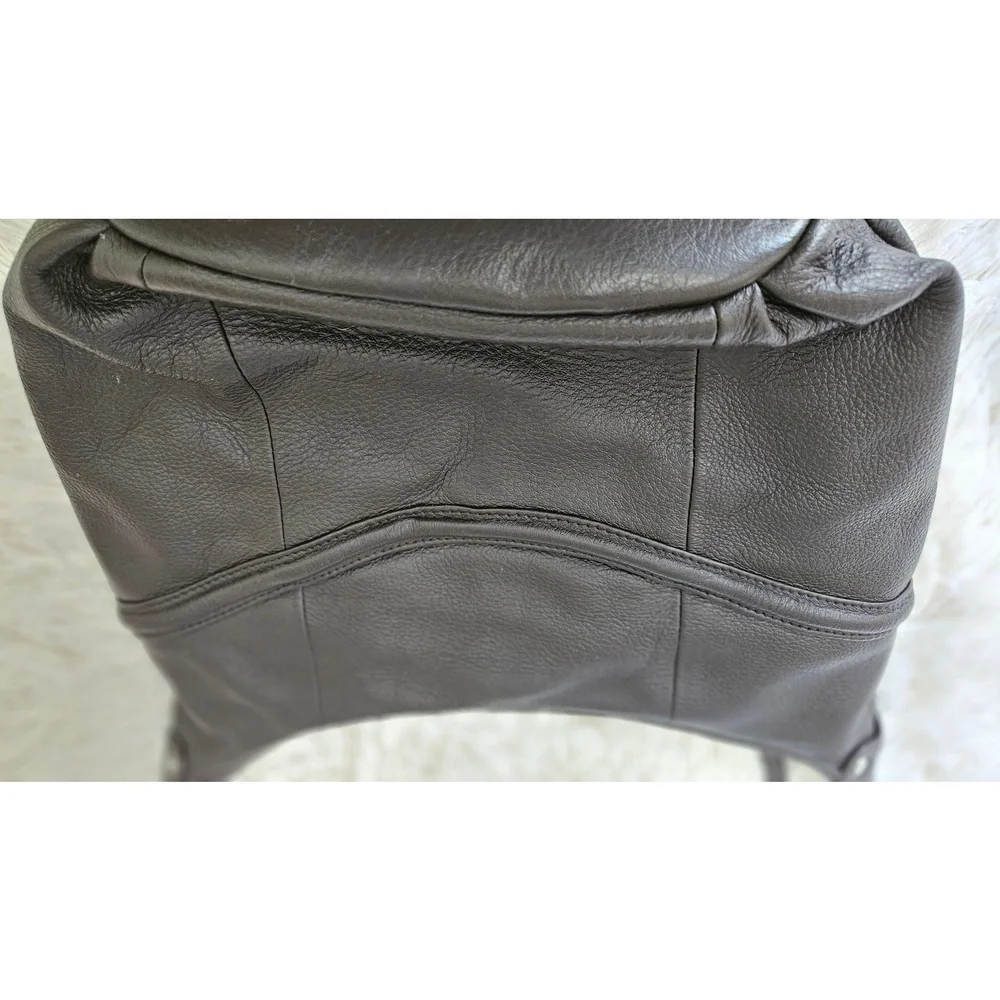 Vintage Stone Mountain‎ Brown leather shoulder bag
